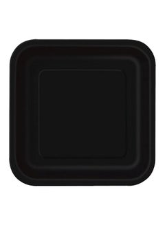 Unique Square Plate, Midnight Black