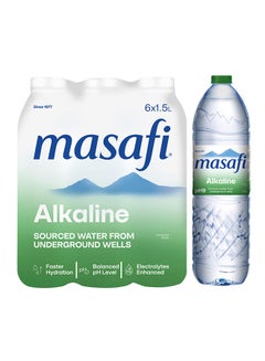 Masafi Alkalife Mineral Water, Pack Of 6