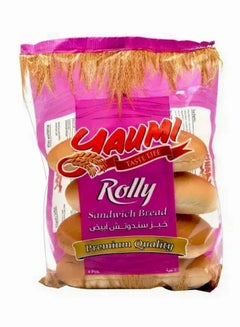 Yaumi White Sandwich Bread Rolls, 4 Pcs