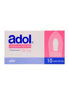 Adol Paracetamol Tablets, 10 Suppositories