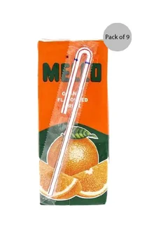 Melco Orange Flavoured Drink, Pack Of 9
