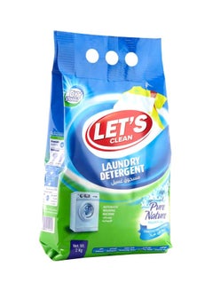 Lets Clean Detergent Powder, Pure Nature
