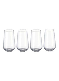 Crystalex Highball Whiskey Glass Siesta, Pack Of 4