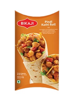 Bikaji Frozen Pindi Chole Kathi Roll, 6 Pcs