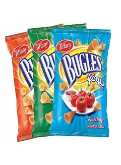 Tiffany Bugles Assorted Chips, Pack Of 3