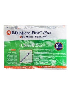 Bd Micro Fine Plus Insulin Syringe, 10 Pcs