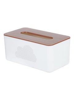 Miniso Imitation Wood Pattern Tissue Box, L