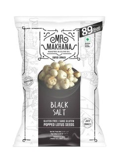 Mr. Makhana Popped Lotus Seeds, Black Salt