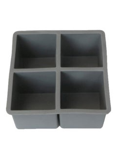 4 Sections Silicone Ice Mould Grey  -  Cube Shape
