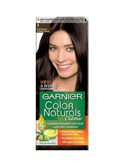 Buy 1 Get 1 Free Garnier Color Naturals Creme Hair Color, 3 Dark Brown