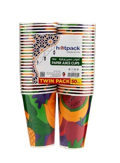 Hotpack Paper Juice Cup, Pack Of 2