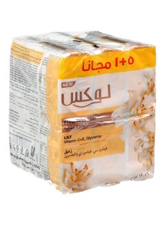 Buy 1 Get 1 Free Lux Flawless Skin Lily Soap, Pack Of 6