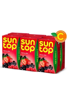 Suntop Berry Mix Fruit Drink, Pack Of 6