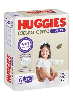 Huggies Extra Care Culottes Size 6  15-25 kg Diaper Pants