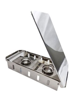 Unico Lebanon 2 Candle Holders Rectangular Plate Warmer