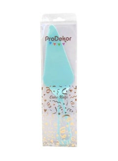 Cake Knife, Turqoise