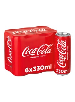 Coca Cola Soft Drink Can, Pack Of 6