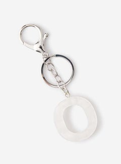 Typo O / Mother Of Pearl Alpha Keyrings