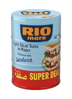 Rio Mare Light Meat Tuna In Water, Delicious With Sandwich, Pack Of 3