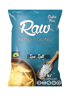 Raw Kettle Cooked Potato Chips, Sea Salt
