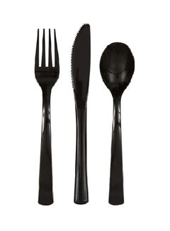 Unique Cutlery, Assorted, Black