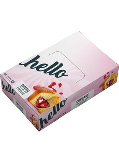 Hello Strawberry Filled Cupcakes 12 Pcs