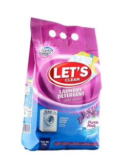 Lets Clean Detergent Powder, Purple Rose