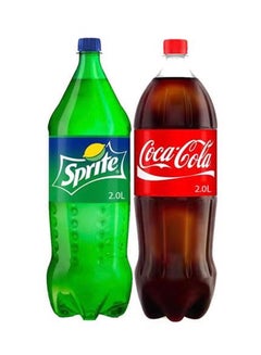 Coca Cola زجاجة مشروبات غازية، متنوعة، عبوة من 2