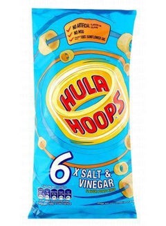 Hula Hoops Potato Rings, Salt And Vinegar, 6 Pcs