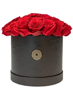 Bloombox Iconic Red Rose Premium Black Box