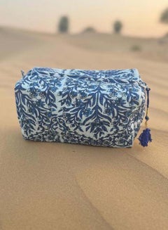 Tohfa luxe Saj Handmade Block Printed Cotton Pouch