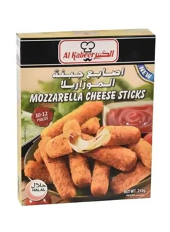 Al Kabeer Mozzarella Cheese Sticks, 10-12 Pcs