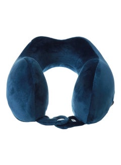 Miniso Memory Foam U Shaped Pillow, Navy Blue