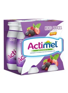 أكتيميل Mixed Berries Drinks, Pack Of 4