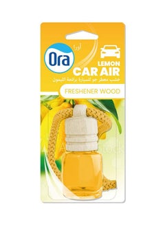 Ora Car Air Freshner Wood, Lemon, China