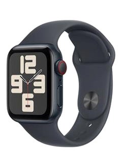 Apple Watch SE 2024 GPS + Cellular With Sport Band, Midnight, M/L