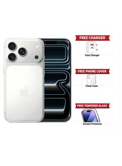 Apple iPhone 17 Pro Max 512GB Silver With Free Case + Charger + Screen Protector