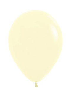 Sempertex Pastel Matte Balloon, Yellow