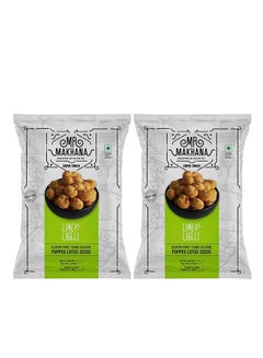 Mr Makhana Lime & Chilli Lotus Seeds, Pack of 2