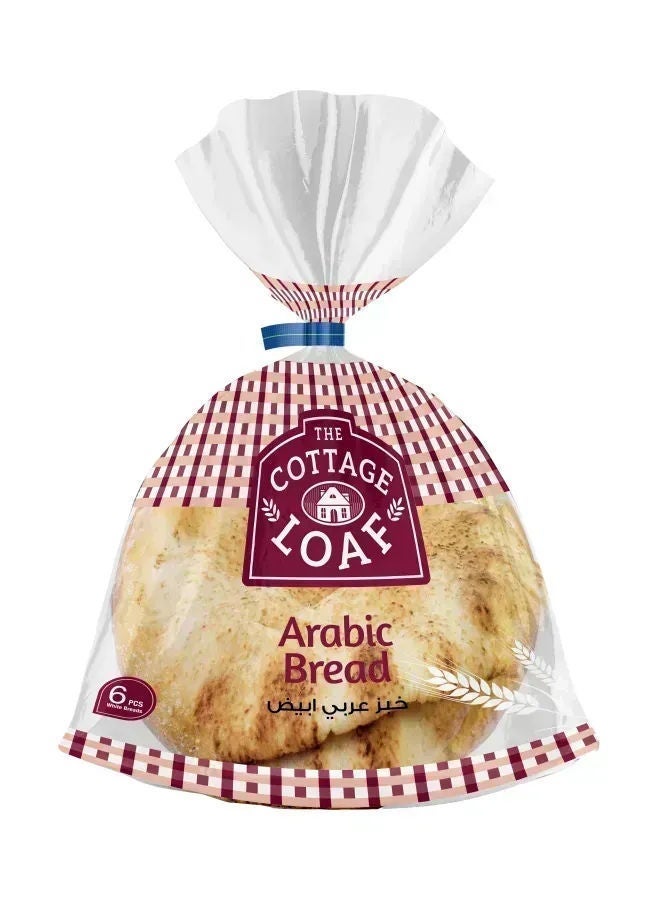 The Cottage Loaf Big Arabic Bread, 6 Pcs, UAE