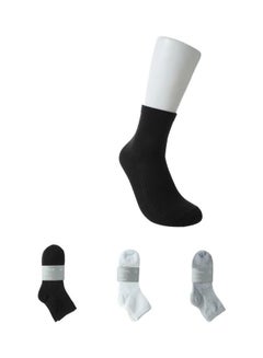 Miniso Preppy Style Stripe Crew Socks For Men