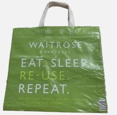 Waitrose Reusable Recycled Bag, L