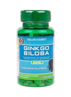 Holland & Barrett Ginkgo Biloba 60mg Food Supplement, 120 Tablets