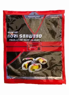 Japanese Choice Roasted Nori Seaweed Sheets, 5 Pcs