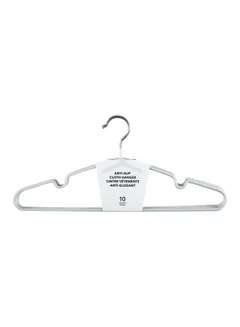 Miniso Simple Anti-Slip Cloth Hanger, Grey