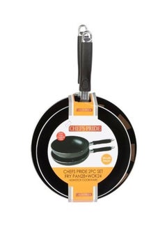 Chefs Pride Fry Pan + Wok Set