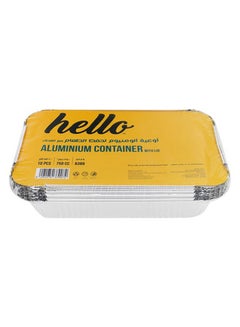 Hello Aluminium Container With Lid