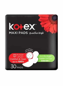 Kotex Maxi Pads Super With Wings
