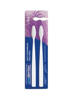 Oradentex Soft Toothbrush, 2 Pcs, China