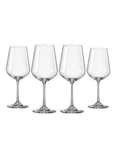 Crystalex Goblet Red Wine Glass Siesta, Pack Of 4